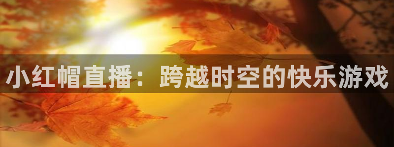 9255tv直播nba在线观看：小红帽直播：跨越时空的快乐游戏